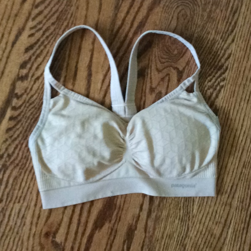 nude “barely” patagonia bra